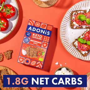 Mediterranean Style Keto Crackers (10x60g)