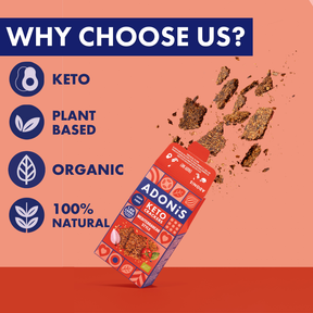 Mediterranean Style Keto Crackers (10x60g)