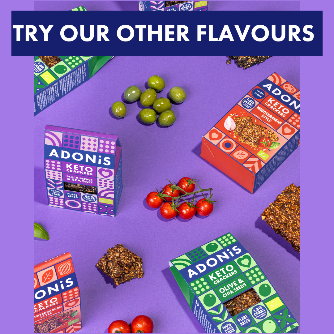 Mediterranean Style Keto Crackers (10x60g)